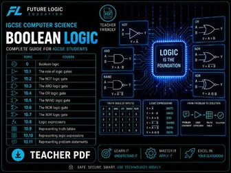 IGCSE CS (0478) Boolean Logic Pack