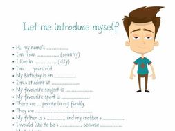 let me introduce myself by olynj teaching resources tes