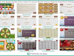 Used To versus Would Always Kooky Class English PowerPoint Game