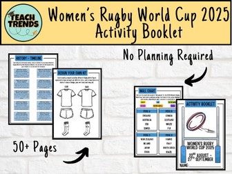 Women's Rugby World Cup 2025 Activity Booklet