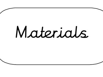Materials KS1 Full Smart Board lesson and full 5 lesson worksheets.
