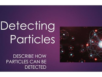 Detecting Particles