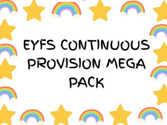 EYFS Provision Challenge Cards Mega Bundle | 160 Continuous Provision Prompts