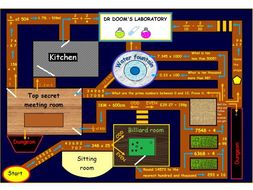 Year 5 Upper Ks2 Maths Board Game All National Curriculum Objectives