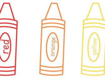 My Favourite Colours All About Me