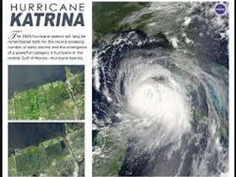 Hurricane or tsunami assessment