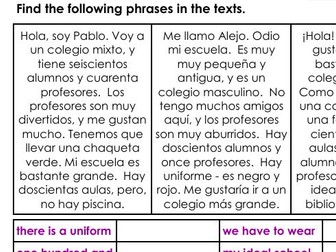 Pre-GCSE Spanish Independent Booklet KS3 Recap