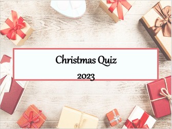 Christmas Quiz 2023