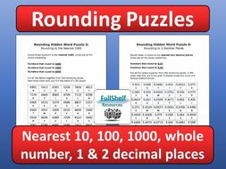 rounding maths puzzles worksheets by fullshelf teaching resources rounding maths puzzles worksheets by fullshelf teaching resources tes