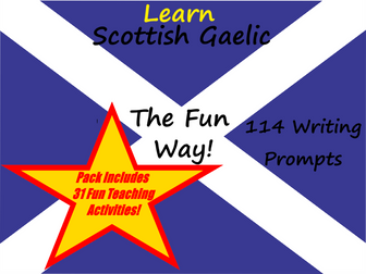 114 Scottish Gaelic Writing Worksheets For Writing Practice + 31 Fun Teaching Activities