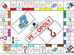 PE Fitness Monopoly | Teaching Resources