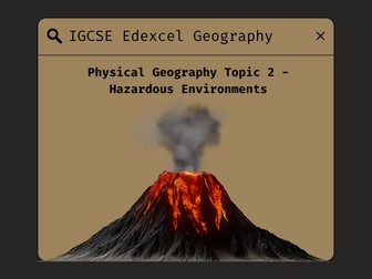 IGCSE Edexcel Geography: Hazards