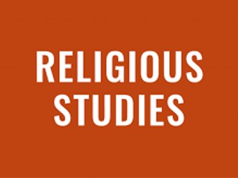 gcse religious studies THEMES B,D,E,F knowledge organisors  grade 9 material AQA