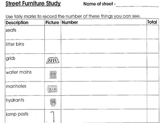 Geography Fieldwork – Street Survey