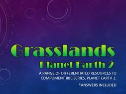 Planet Earth 2 : Grasslands : Activity pack