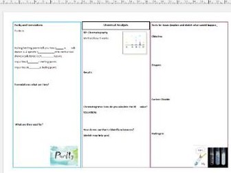 AQA Chem paper 2 foundation Chemical Analysis