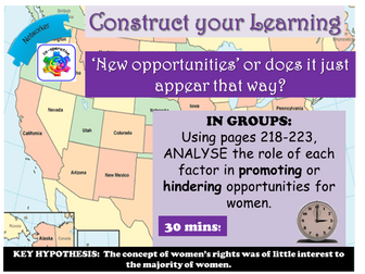 OCR Y319 Civil Rights in the USA:  Women- 1865-1914  lesson 1