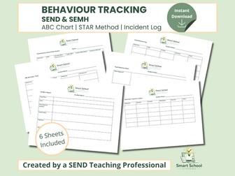 ABC Behaviour Chart & STAR Behaviour Record
