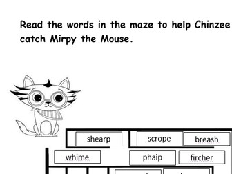 Phonics Phase 5 Maze- Perfect for Phonics Screening Check Revision
