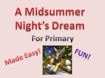 Have fun with Shakespeare's A Midsummer Night's Dream