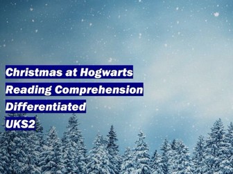 Christmas at Hogwarts - Reading Comprehensions