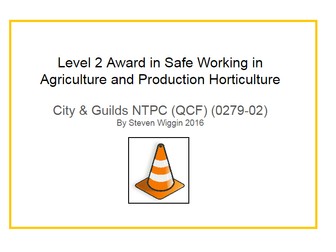 Level 2 Award in Safe Working in Agriculture and Production Horticulture