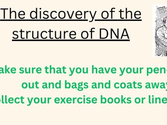 Science cover work for non specialists - The DNA Dispute Powerpoint