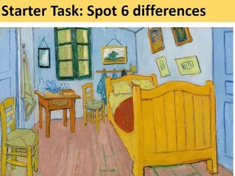 Art starter Spot the difference Van Gogh