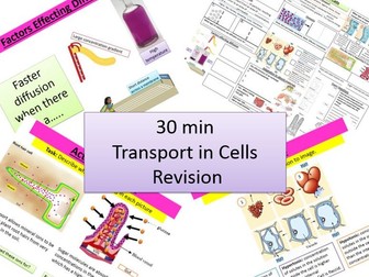 GCSE Bio- Transport in Cells in 30 mins