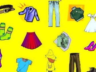 Clothes- Les vêtements