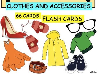 Clothes and accessories - flashcards
