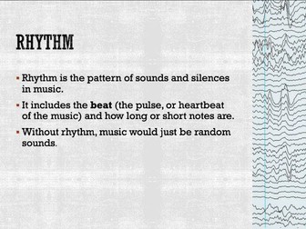 Elements of Music introduction slides