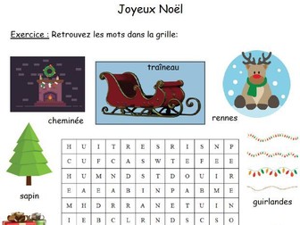 Mots cachés - Noël
