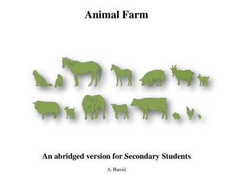 Animal Farm: An abridged version for GCSE Literature students