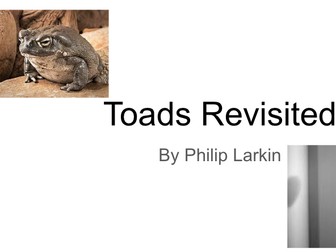 Toads Revisited