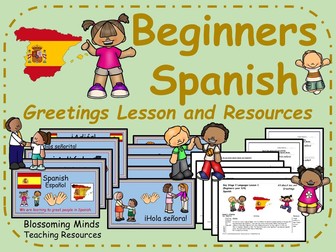 Spanish Greetings lesson and resources