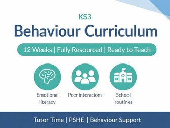 KS3 (Yr 7) Behaviour & Mentor Time Curriculum