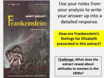 KS3 Frankenstein SoW Chapter 1-15