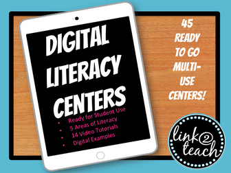 Digital Literacy Centers Packet #1