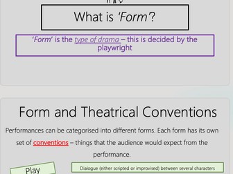 Form & Genre