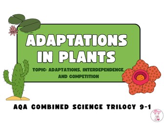 Adaptations in Plants