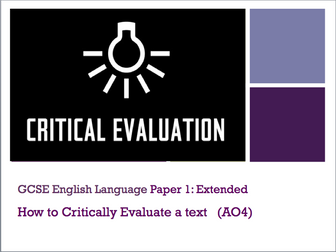 GCSE English AQA 9-1 Paper 1 Question 4 revision
