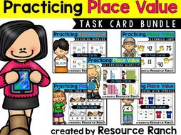 Place Value Task Cards Bundle