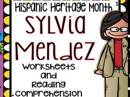 Hispanic Heritage Month - Sylvia Mendez - Worksheets and Readings (Bilingual)