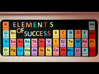 Elements of Success (Display Board)