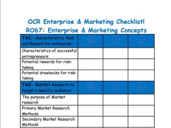 OCR Enterprise&Marketing RO67 Checklist!