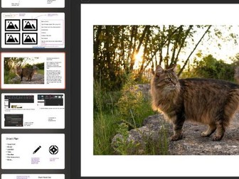 How to set out a Photography Workbook/Sketchbook Guide