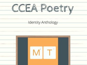 CCEA GCSE Identity Anthology Poetry Complete Unit