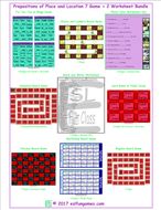 Prepositions of Place and Location 7 Game Plus 2 Worksheet Bundle