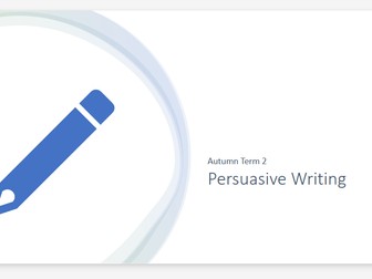 Year 7 Persuasive Speeches – Full Scheme of Work